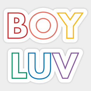 Boy Luv Sticker